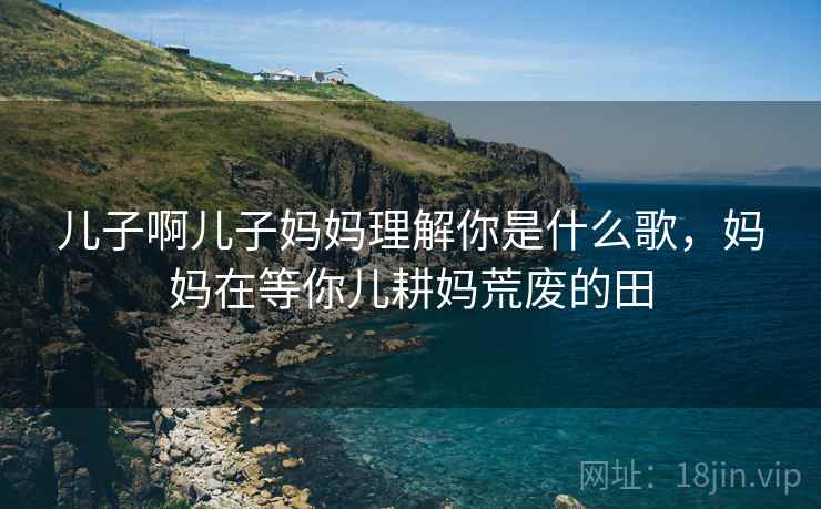 儿子啊儿子妈妈理解你是什么歌，妈妈在等你儿耕妈荒废的田